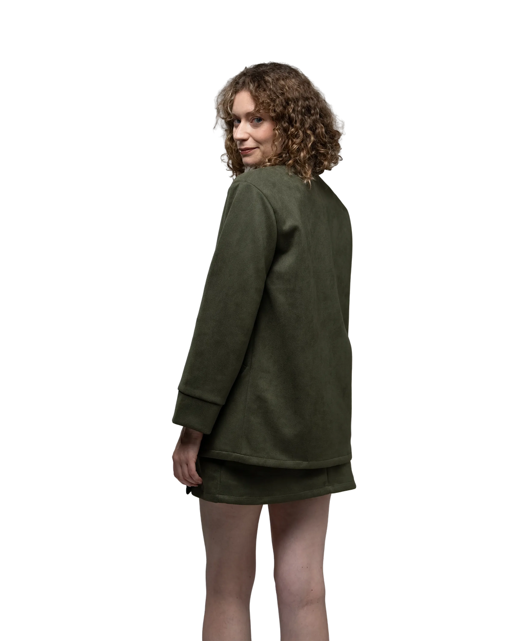 Abrigo Suede Pampa - Verde Pacay - foto 2