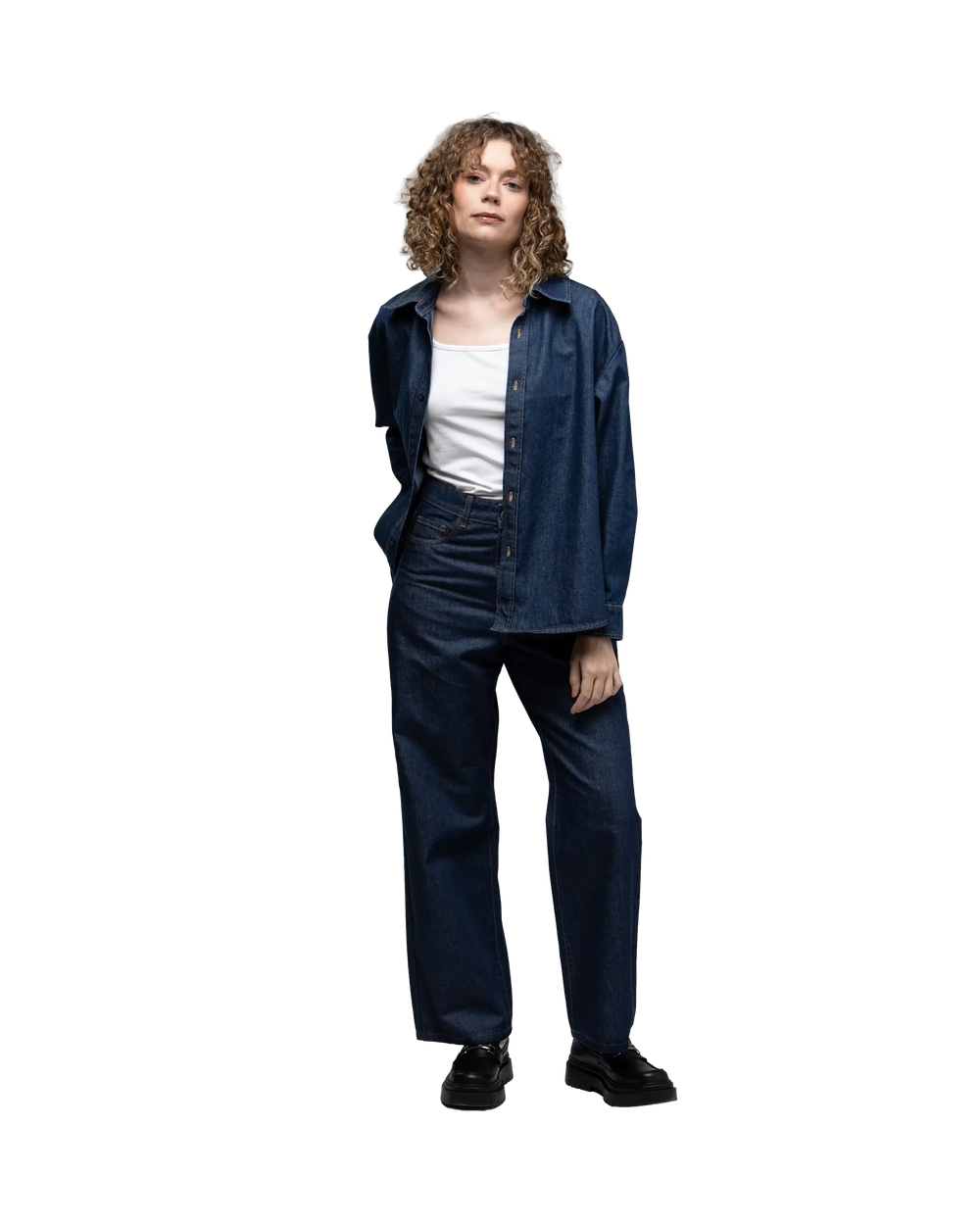 Camisa Denim Soho - Denim oscuro