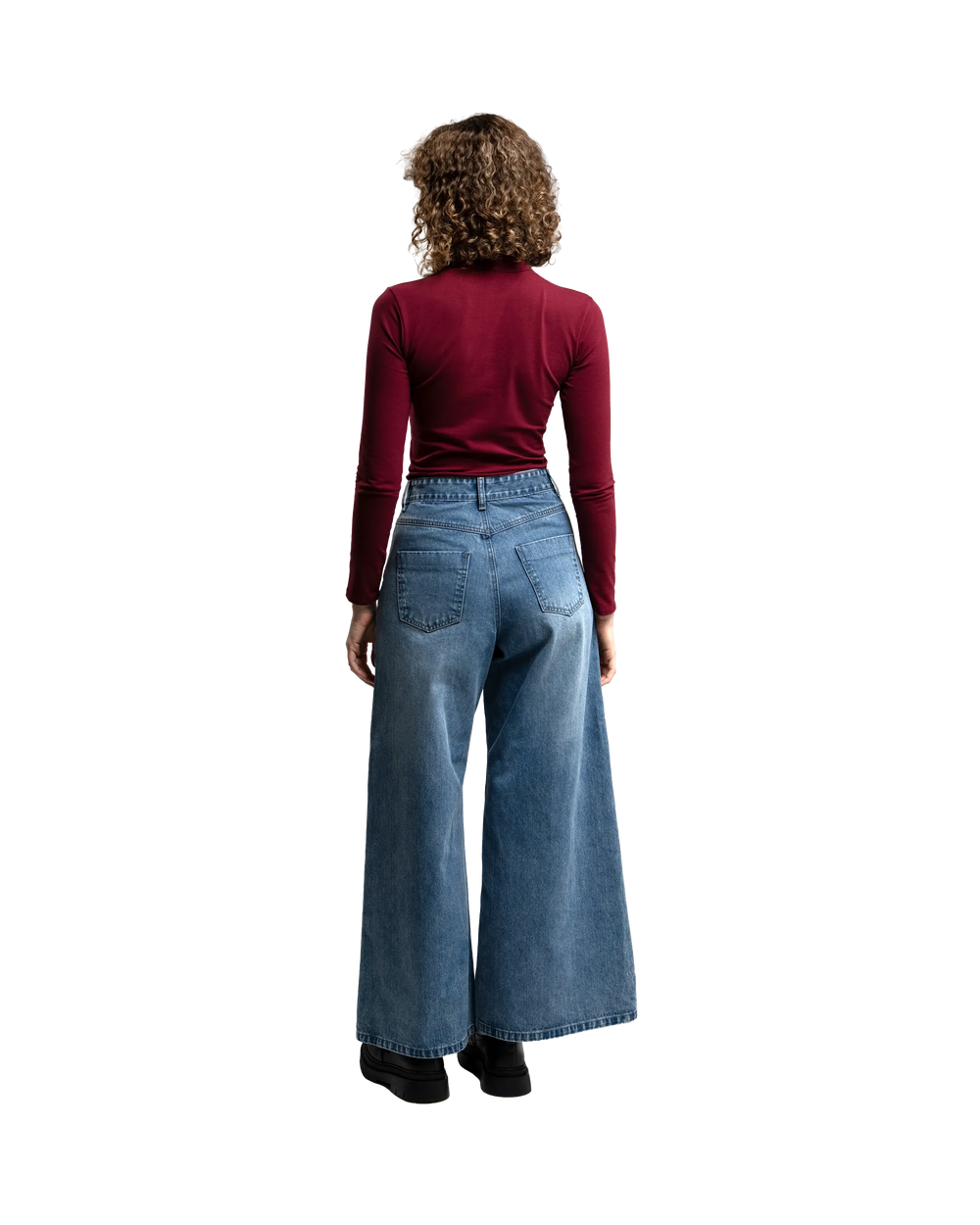 Jean Wide Leg Corrientes - Denim claro - foto 2