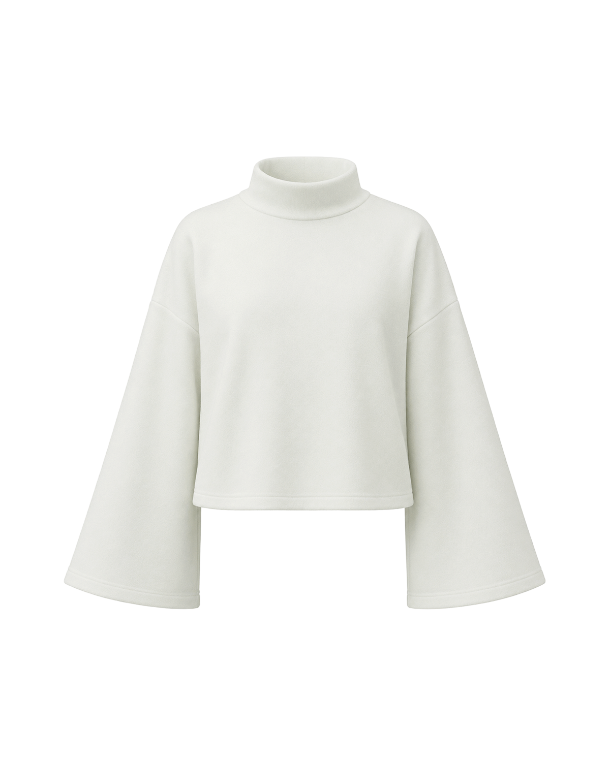 Polera Cuello Alto Calafate — Perla